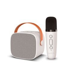 Maxlife Bluetooth Karaoke Speaker MXKS-100 – Φορητό Σύστημα Καραόκε σε Λευκο Χρώμα