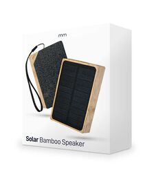 Solar Bamboo Speaker - Ηχείο Bluetooth από Μπαμπού με Ηλιακή Φόρτιση