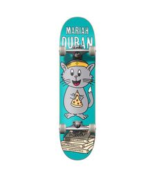 MEOW Mariah Duran whiskers complete skateboard 8'' - Multi