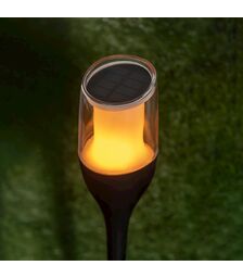 Forever Light Solar torch LED lamp SUNARI FLS-230 black - Φωτιστικό LED Εξωτερικού Χώρου σε Μαύρο χρώμα