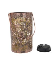 Forever Light Solar LED lamp Moroccan leaves SUNARI FLS-210 - Φωτιστικό LED Εξωτερικού Χώρου σε καφέ χρώμα