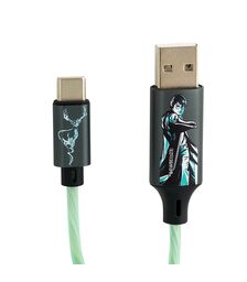 Lazerbuilt Harry Potter Light-Up USB-C Φωτιζόμενο καλώδιο φόρτισης μήκους 1,2 μέτρα (Patronus)