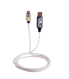 Lazerbuilt Rick & Morty Light-Up USB-C Φωτιζόμενο καλώδιο φόρτισης μήκους 1,2 μέτρα