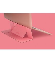 Allocacoc MOFT |laptop stand| Αόρατο αναδιπλούμενο laptop stand για φορητούς έως 15,6" (rose gold)