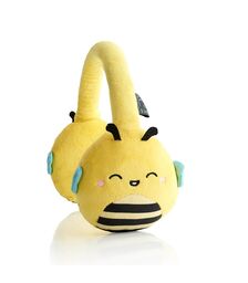 Lazerbuilt Squishmallows Sunny The Bee – Λούτρινα Ασύρματα Παιδικά Ακουστικά με Μικρόφωνο