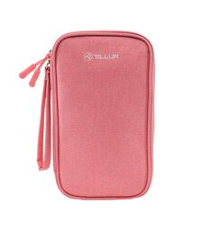 Tellur Universal Travel Cable Organizer- Τσάντα οργάνωσης Ταξιδιου σε ροζ χρώμα (TLL193021)