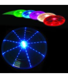 LED Frisbee – Φωτιζόμενο Φρίσμπι με 7 Χρώματα για Νυχτερινή Διασκέδαση