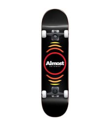ALMOST Reflex Yth FP Soft Wheels Complete Skateboard 7'' - Μαύρο
