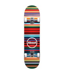 ALMOST Thin Strips FP Complete Skateboard 7.75'' - Μαύρο