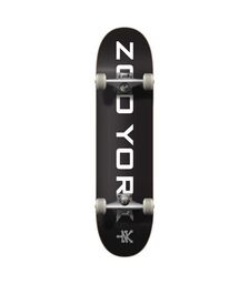 ZOO YORK OG 95 Logo Block  Complete Skateboard 7.75'' - Μαύρο/Λευκό