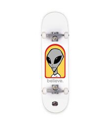 ALIEN WORKSHOP Believe Complete Skateboard 8'' - Λευκό