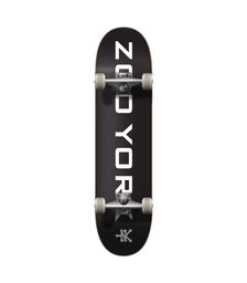 ZOO YORK OG 95 Logo Block Complete Skateboard 7.75'' - Μαύρο/Λευκό