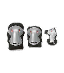 Roces Inline Skates Orlando 4.0 με Προστατευτικά και Κράνος -  Κόκκινο Λάιμ