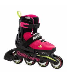 ROLLERBLADE Microblade Αυξομειούμενα Πατίνια -  Pink/Light Green Χρώμα (Ροζ), Μέγεθος (33-36.5)