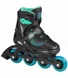 PLAYLIFE Joker Blue Sky Combo Αυξομειούμενα Πατίνια Χρώμα (Μαύρο-Μπλε), Μέγεθος (34-37)
