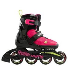 ROLLERBLADE Microblade Αυξομειούμενα Πατίνια -  Pink/Light Green Χρώμα (Ροζ), Μέγεθος (33-36.5)