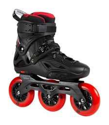 POWERSLIDE Imperial Black Red 110 Inline Skates - Μαύρο/Κόκκινο Χρώμα (Μαύρο-Κόκκινο), Μέγεθος (45-46)