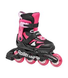 ROLLERBLADE Microblade Αυξομειούμενα Πατίνια - Μαύρο/Ροζ Χρώμα (Μαύρο-Ροζ), Μέγεθος (33-36.5)