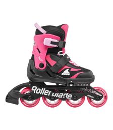ROLLERBLADE Microblade Αυξομειούμενα Πατίνια - Μαύρο/Ροζ Χρώμα (Μαύρο-Ροζ), Μέγεθος (33-36.5)