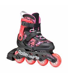 ROLLERBLADE Microblade SL Αυξομειούμενα Πατίνια - Μαύρο/Κοραλί Χρώμα (Μαύρο-Κοραλί), Μέγεθος (36.5-40.5)
