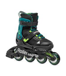 ROLLERBLADE Microblade XT Αυξομειούμενα Πατίνια - Μαύρο/Πετρόλ Πράσινο Χρώμα (Μαύρο-Πετρόλ), Μέγεθος (36.5-40.5)
