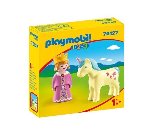 PLAYMOBIL 1-2-3 Πριγκίπισσα με μονόκερο 70127