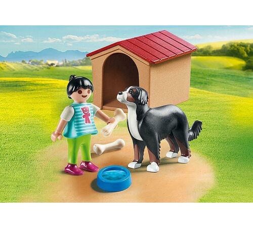 PLAYMOBIL Παιδάκι με σκύλο 70136