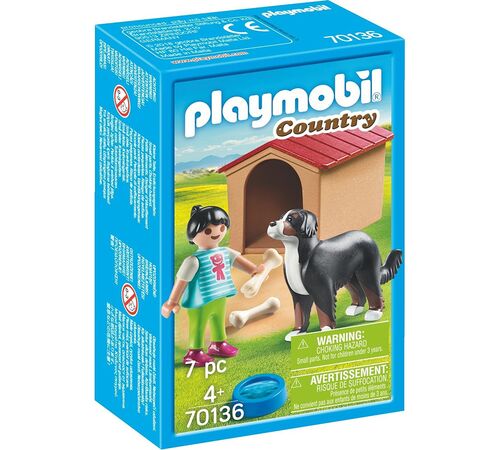 PLAYMOBIL Παιδάκι με σκύλο 70136