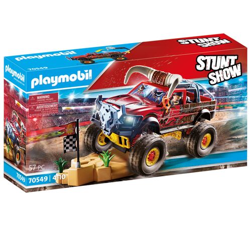 PLAYMOBIL STUNT SHOW Monster Truck Κόκκινος Ταύρος 70549