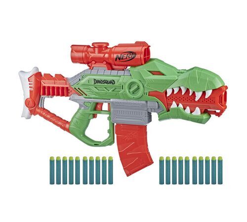 NERF DINOSQUAD REX RAMPAGE Motorized Blaster ΔΕΙΝΟΣΑΥΡΟΣ F0807