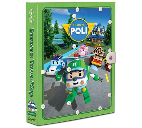 ROBOCAR POLI BROOMS TOWN MAP - ΑΡΧΗΓΕΙΟ 1003-83280