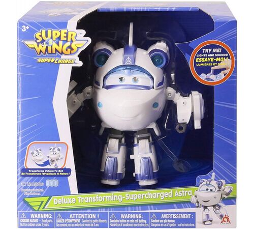 SUPER WINGS SUPERCHARGE DELUXE TRANSFORMING ASTRA 740430/740433