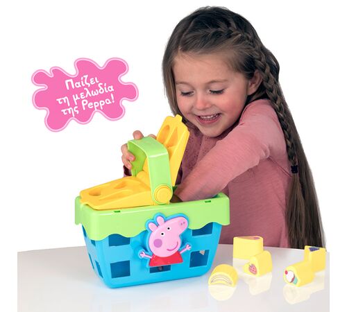 PEPPA SHAPE SORTER PICNIC SET-ΣΕΤ ΠΙΚ ΝΙΚ 1684446.INF19