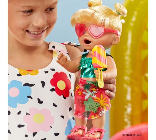 BABY ALIVE SUNSHINE SNACKS BLOND HAIR F1680