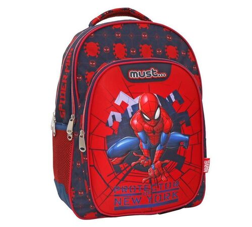 ΤΣΑΝΤΑ ΠΛΑΤΗΣ ΔΗΜΟΤΙΚΟΥ 32Χ18Χ43 3 ΘΗΚΕΣ SPIDERMAN PROTECTOR OF NEW YORK 000508089