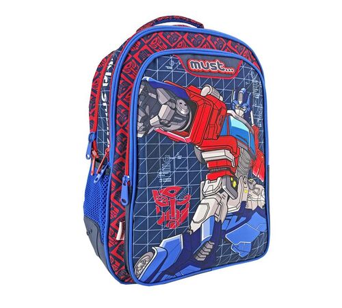 ΤΣΑΝΤΑ ΠΛΑΤΗΣ ΔΗΜΟΤΙΚΟΥ 32X18X43 3ΘΗΚΕΣ TRANSFORMERS OPTIMUS PRIME 000483205