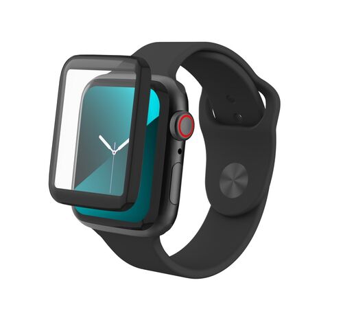 ZAGG InvisibleShield Full Face Tempered Glass Full Glue για Apple Watch Series 5/4 (44mm – μαύρο πλαίσιο)