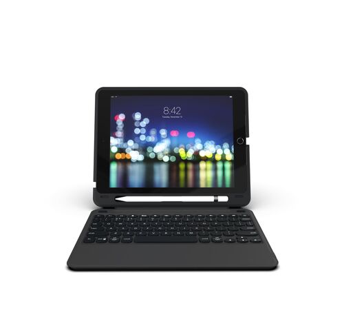 ZAGG Rugged Messenger Keyboard Case Ανθεκτική Θήκη με καπάκι για Apple iPad 10.2 inch σε μαύρο χρώμα – 103104693