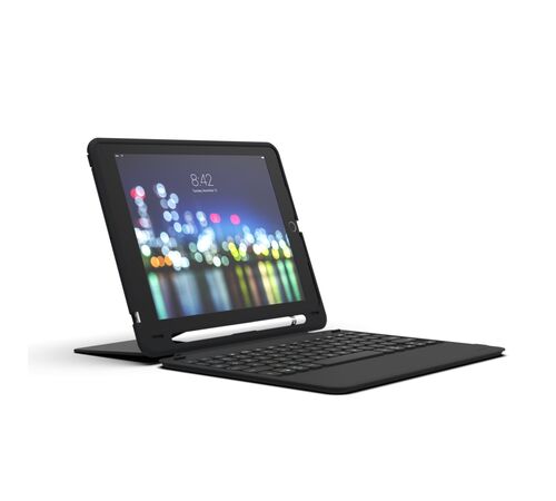 ZAGG Rugged Messenger Keyboard Case Ανθεκτική Θήκη με καπάκι για Apple iPad 10.2 inch σε μαύρο χρώμα – 103104693