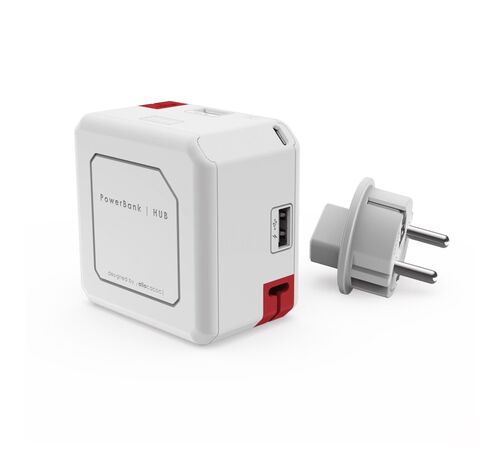 Designnest® PowerUSB |Portable| (5000mAh) Φορητό Hub & Powerbank 4 θέσεων USB-A