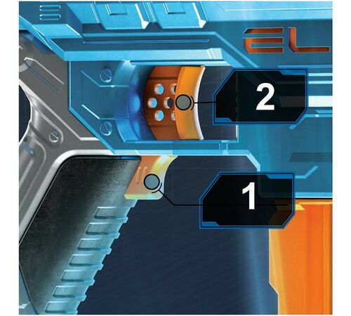 NERF ELITE 2.0 TURBINE CS 18 Με 36 Βελάκια ΜΕ ΓΕΜΙΣΤΗΡΑ 18 ΒΕΛΑΚΙΑ E9481