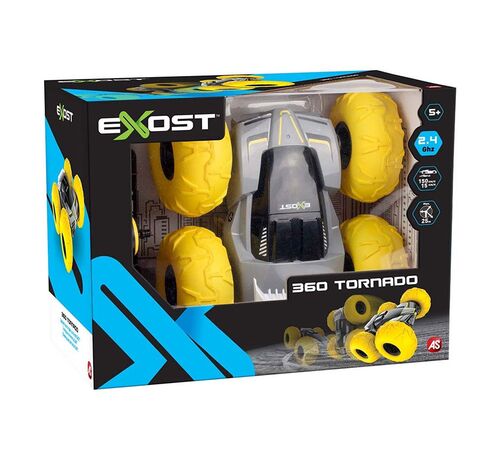 EXOST Τηλεκατευθυνόμενο Αυτοκίνητο 2.4G 360 Tornado – Κίτρινο