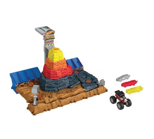 HOT WHEELS MONSTER TRUCKS ARENA WORLD ΑΠΟΛΥΤΟ ΣΕΤ ΣΥΓΚΡΟΥΣΕΩΝ HNB96