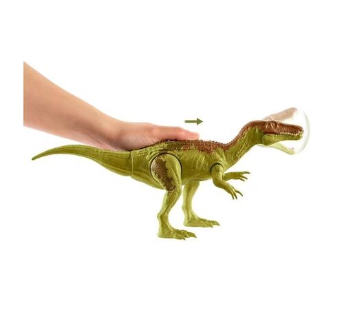 JURASSIC WORLD ΒΑΡΥΟΝΥΧΑΣ ΔΕΙΝΟΣΑΥΡΟΣ ΜΕ ΚΙΝΟΥΜΕΝΑ ΜΕΛΗ, ΛΕΙΤΟΥΡΓΙΑ ΕΠΙΘΕΣΗΣ & ΗΧΟΥΣ GWD12-5