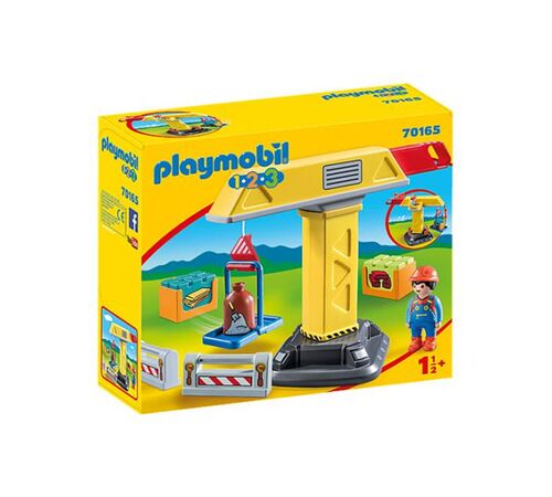 PLAYMOBIL 1-2-3 Γερανός Κατασκευών 70165