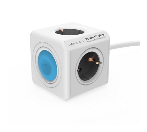 Allocacoc® PowerCube |Extended SmartHome| Τηλεχειριζόμενο Πολύπριζο 4 θέσεων – Γκρι – 10753/DEEXSH