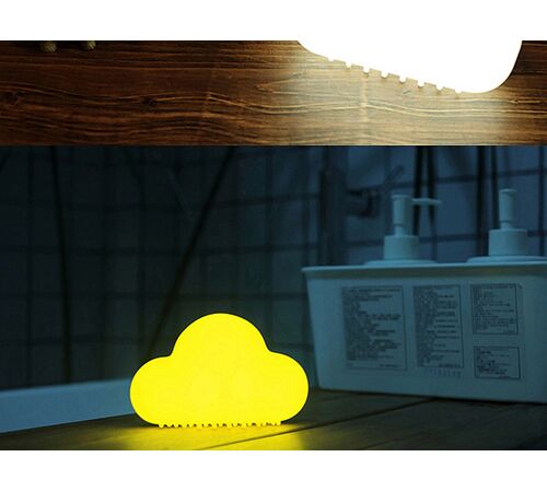 Designnest® NightLamp Cloud |MUID| Φωτάκι νυκτός συννεφάκι με ηχητική ενεργοποίηση (κίτρινο)