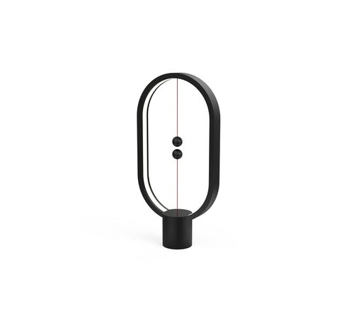 Allocacoc Heng Balance |Plastic Lamp Ellipse| Διακοσμητική λάμπα με μαγνητικό διακόπτη (Μαύρο)