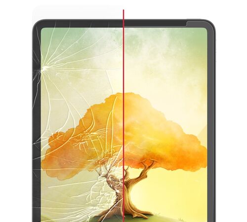 ZAGG InvisibleShield GlassFusion+ Canvas® Flexible Hybrid Protection with a Paper Finish – Apple iPad Pro 12,9" (2021 - 5th & 4th / 3rd Gen)