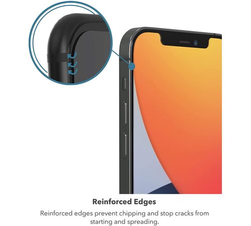 ZAGG InvisibleShield Full Face Tempered Glass Full Glue – iPhone 12 Pro Max (διάφανο)